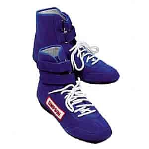 Blue High-Top Driving Shoes Size 5-1/2