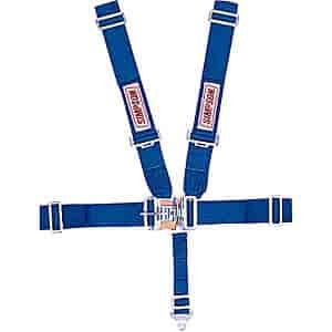 Latch F/X System 5-Point Individual Harness 62" Lap Belt Pull-Down Lap Belt Adjusters