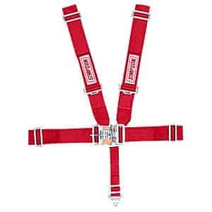 Latch F/X System 5-Point Individual Harness 62" Lap Belt Pull-Down Lap Belt Adjusters