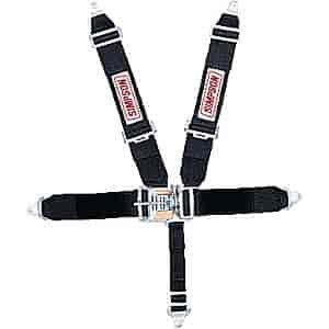 Latch F/X System 5-Point Individual Harness 62" Lap Belt Pull-Down Lap Belt Adjusters