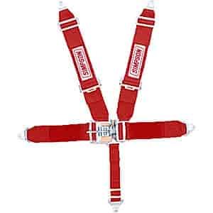 Latch F/X System 5-Point Individual Harness 62" Lap Belt Pull-Down Lap Belt Adjusters