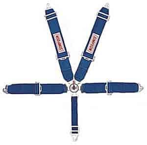 Lever Camlock 5-Point Individual Harness 62" Lap Belt Pull-Up Lap Belt Adjusters
