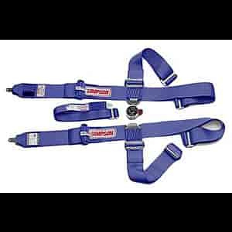 Lever Camlock 5-Point Individual Harness 55" Lap Belt Pull-Down Lap Belt Adjusters
