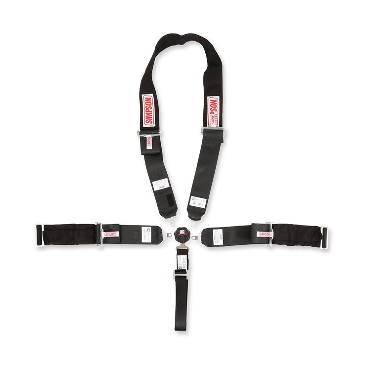 Rotary Camlock 5-Point Dragster Harness Nomex Covered Belts