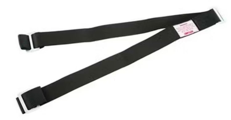 31023BK 2" TORQUE TUBE STRAP - BLACK 2" strap