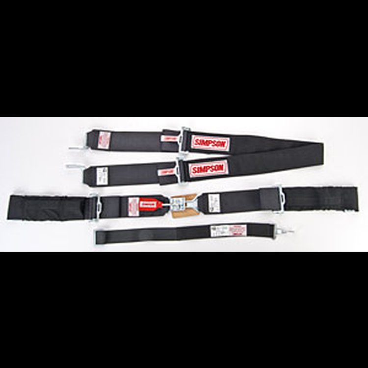 Latch & Link 5-Point Dragster Harness Nomex Covered Belts