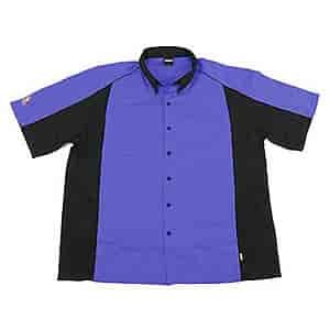 Blue/Black Talladega Crew Shirt Large