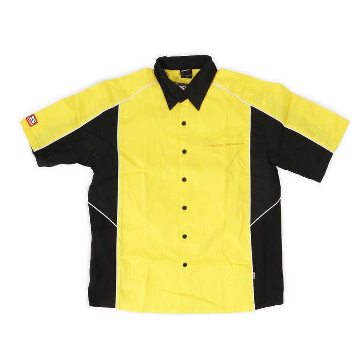 Yellow/Black Talladega Crew Shirt Medium