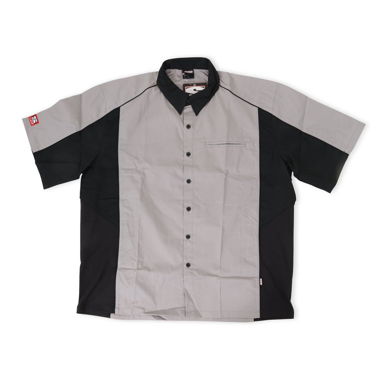 Grey/Black Talladega Crew Shirt Small