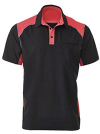 Sonoma Performance Crew Shirt, Large [Black/Red]