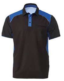 Sonoma Performance Crew Shirt, 3X-Large [Black/Blue]