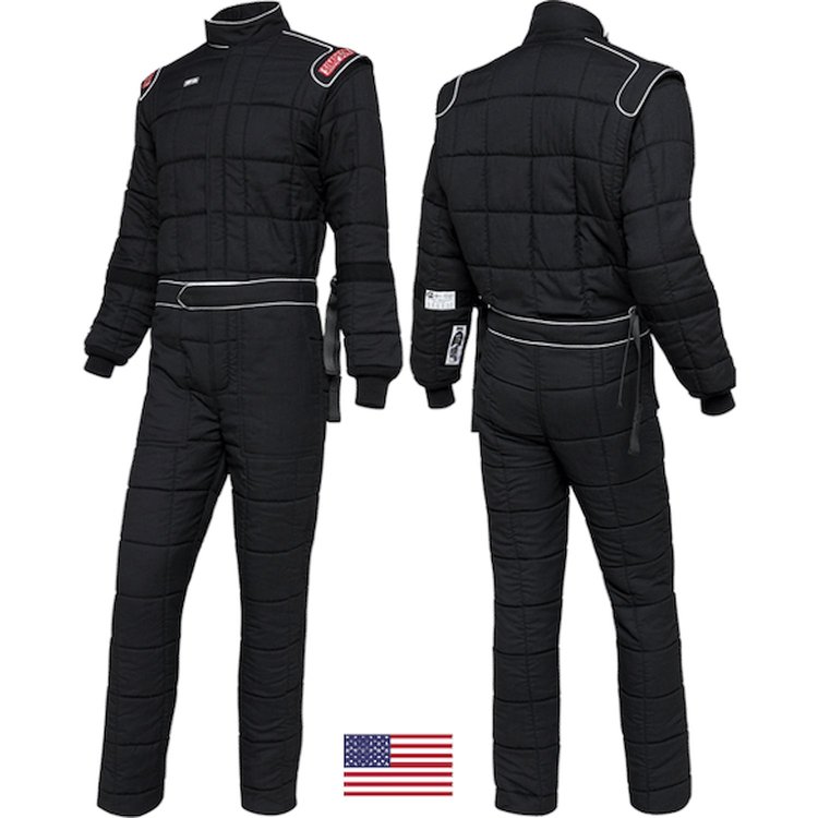 4802341 Racing Suit LG Large - Black