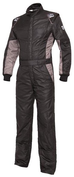 KZX Racing Suit, X-Large [Black/Gray]