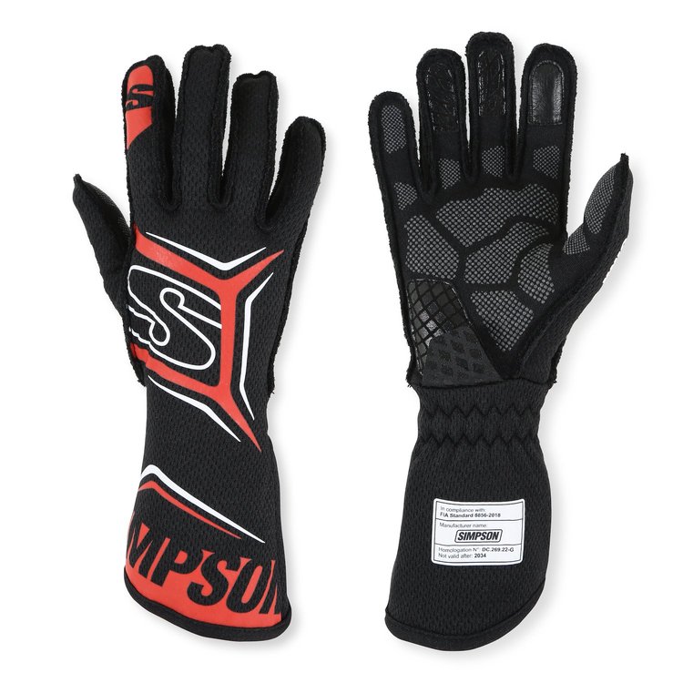 MGLR Magnata Gloves Large - Red - SFI 3.3/5 - FIA 8856-2018