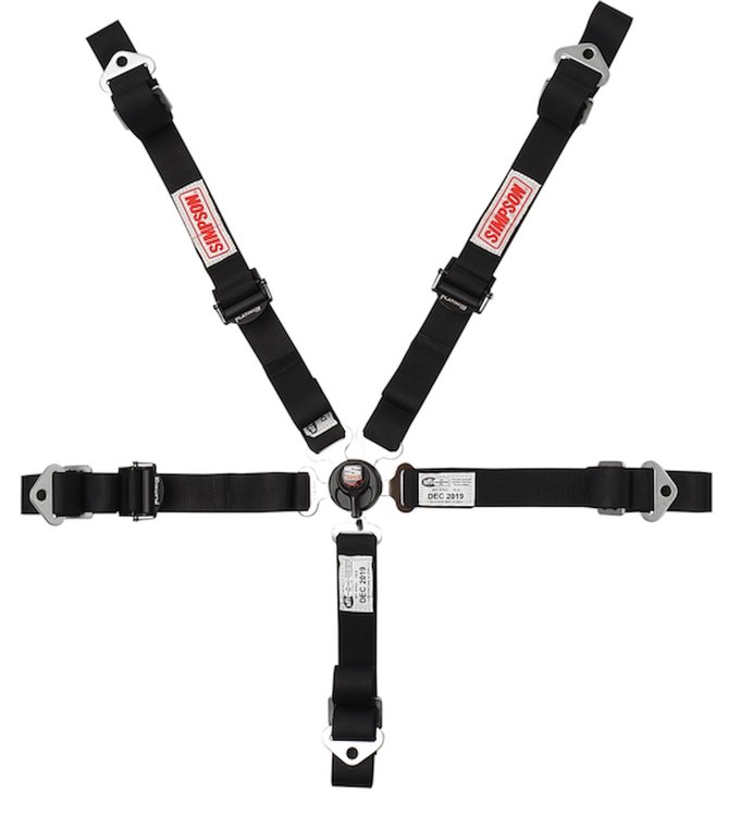 SB1015A Jr Dragster Racing Platinum Plus 5-Point Harnesses Camlock - Junior Dragster - Platinum Plus