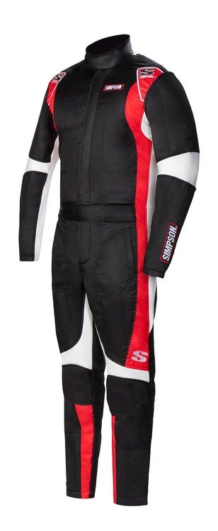 SC02401 Supercoil Racing Suit Extra Large - Black/Red/White