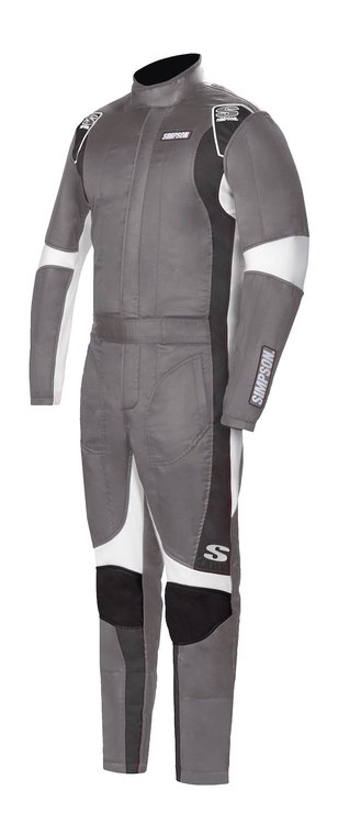SC05101 SUPERCOIL RACING SUIT Small - Alloy/Black/White