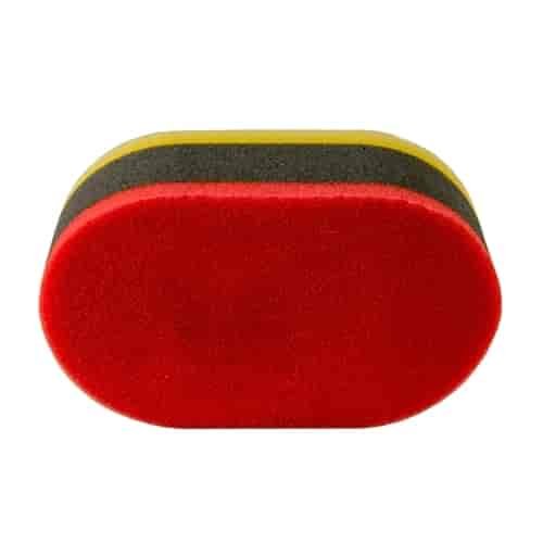 Tri-Color Dual Purpose Durafoam Applicator Pad
