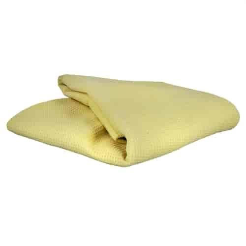 Waffle Weave Huge SUV Microfiber Drying Towel Ivory