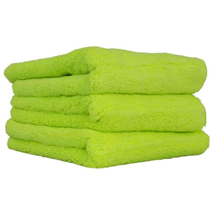 El Gordo Extra Thick Professional Microfiber Towels Green 3 Pack