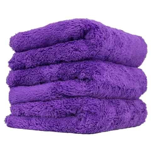 Edgeless Microfiber Towels Purple 3 Pack
