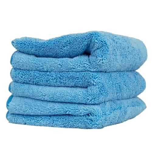 Super Plush Super Premium Microfiber Towels Blue 3 Pack