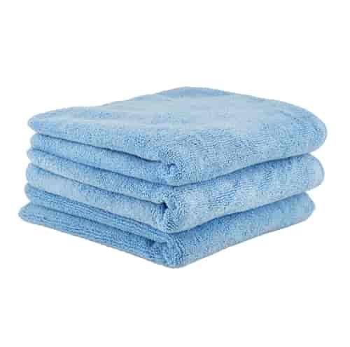 Workhorse Blue Professional Grade Microfiber Towels 3 Pack