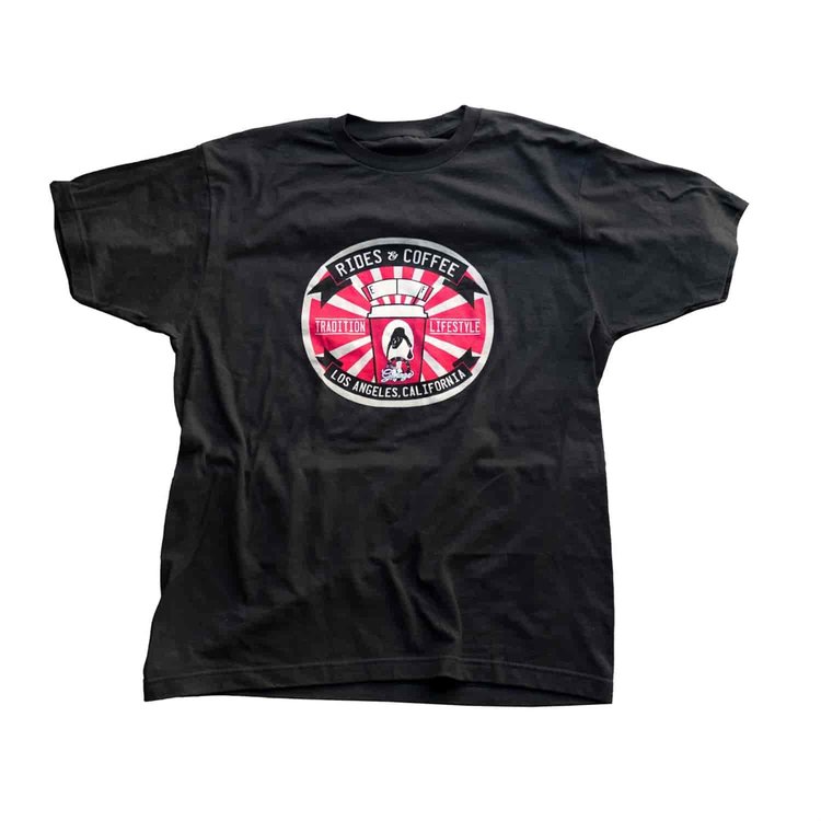RIDES COFFEE T-SHIRT XL