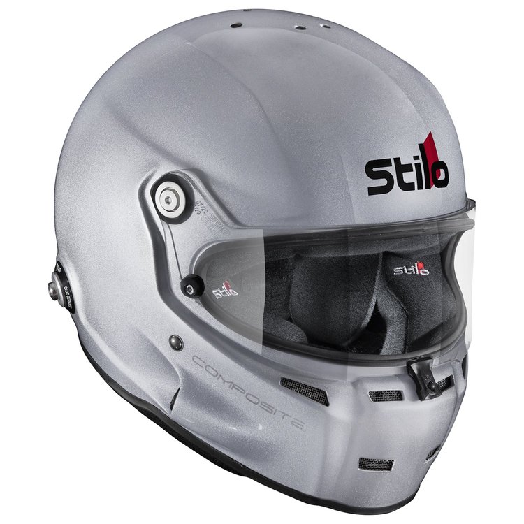 AA0700AF2T61 ST5 GT Composite Racing Helmet [Silver, 61 cm]