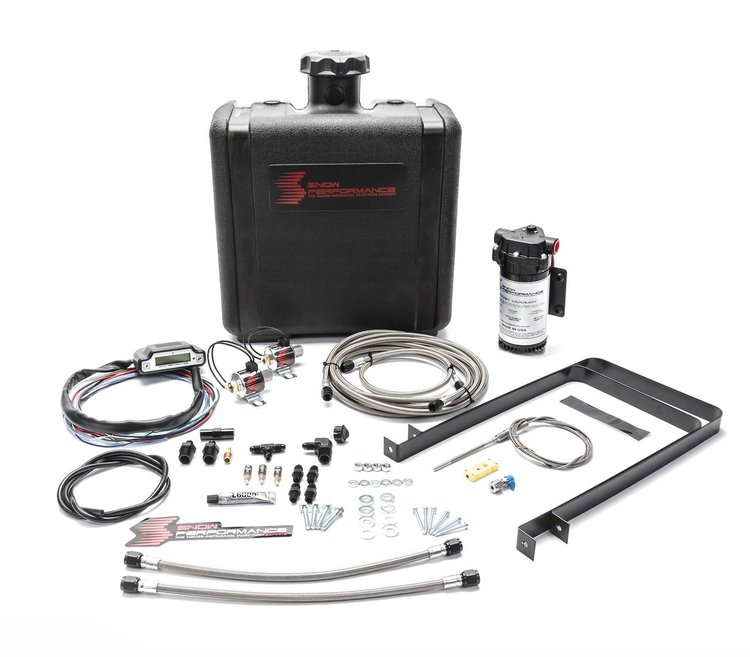 Diesel Stage 3 Water-Methanol Injection Kit for 1994-2007 Dodge Ram 5.9L Cummins [4AN Stainless Braided Line]