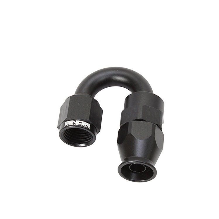 -6 AN 180 PTFE HOSE END