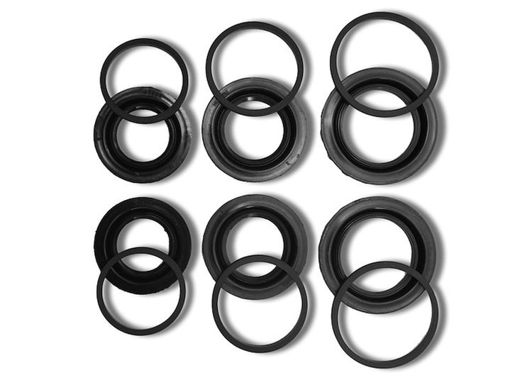 CCRK1-083 Front Caliper Rebuild Kit, Nissan R35 GT-R, 30 mm/34 mm/36 mm Pistons