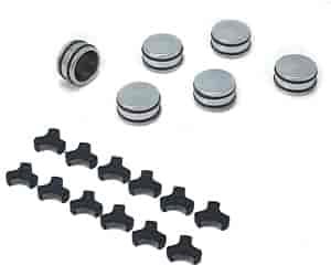 Chrome Bolt Caps Fits 7/16" & 10mm Bolt Heads