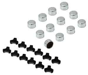 10MM BOLT CAP 12 PACK CHR