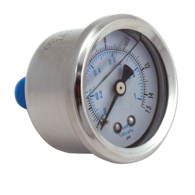Fuel Pressure Gauge Liquid Filled