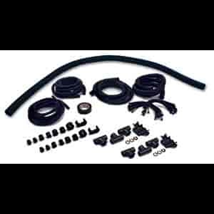 Convoluted Tubing Kit Black