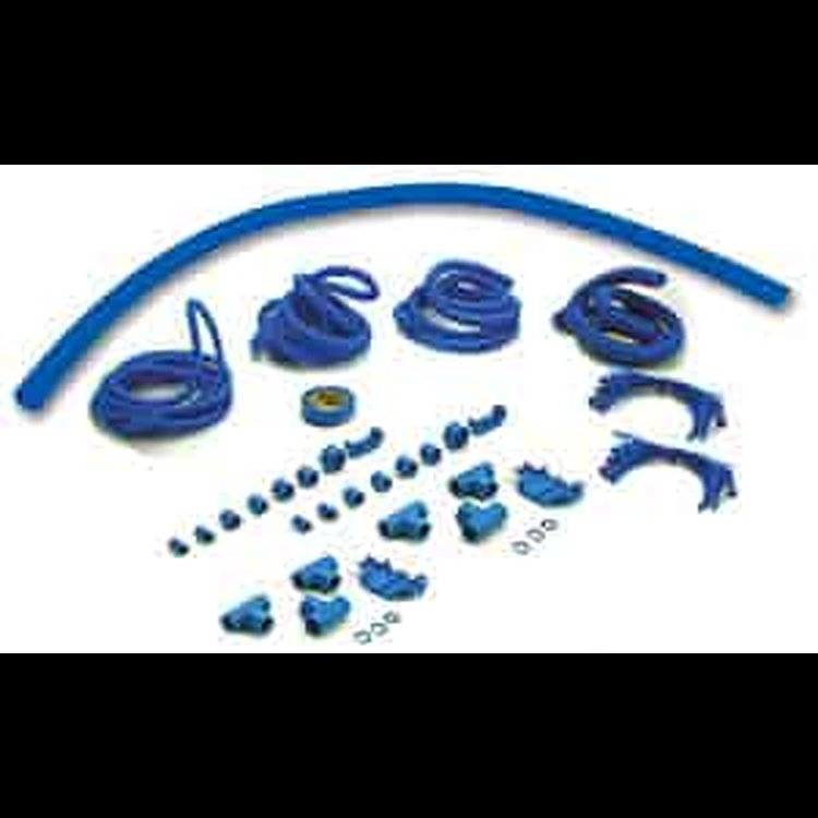 Convoluted Tubing Kit Blue