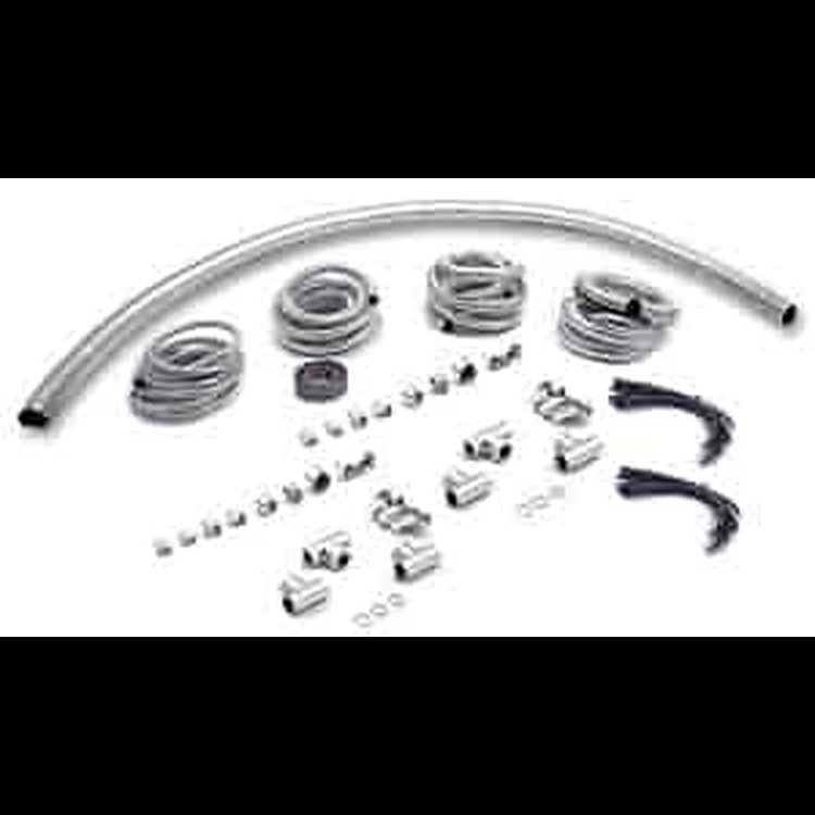 Convoluted Tubing Kit Chrome