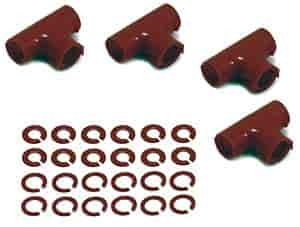 Convoluted Tee Kit w/Washers Will accept 1/2" or 3/8" & 1/4"