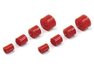 Convoluted Tubing Ends Red, 1/4" , 3/8" , 1/2" , 3/4"