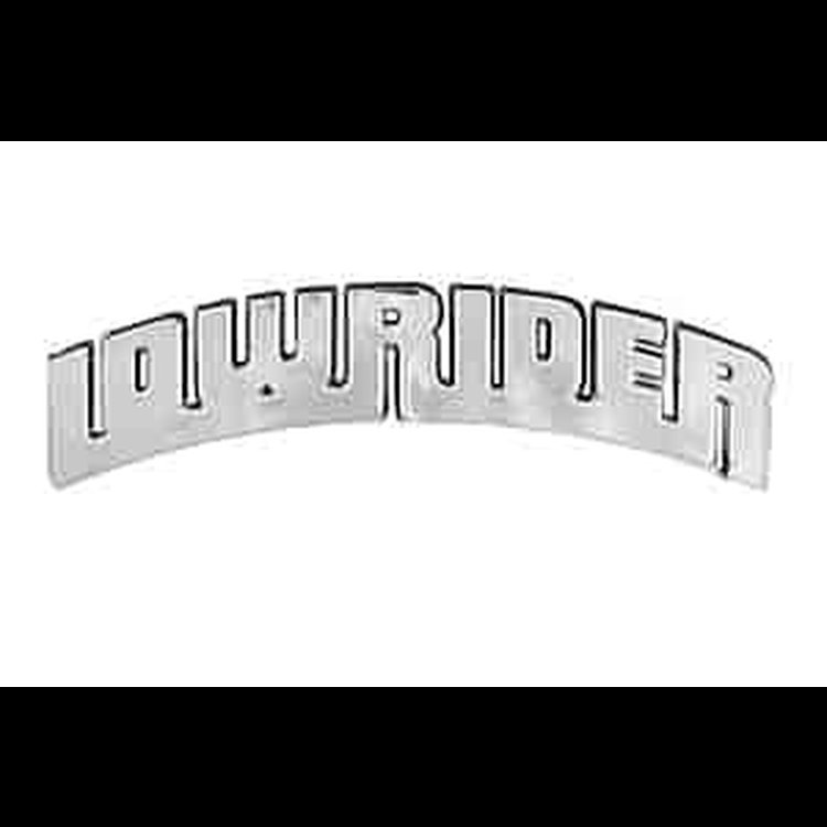 Lowrider Trunk Badge 2-1/4" x 7-1/2"