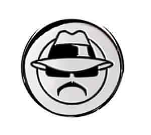 Lowrider GOLO Man Badge 2-1/2" Diameter