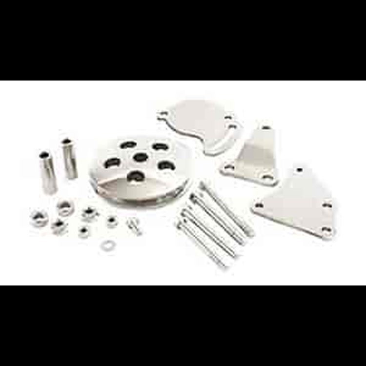 Power Steering Bracket & Pulley Kit SB-Chevy with Short Water Pump