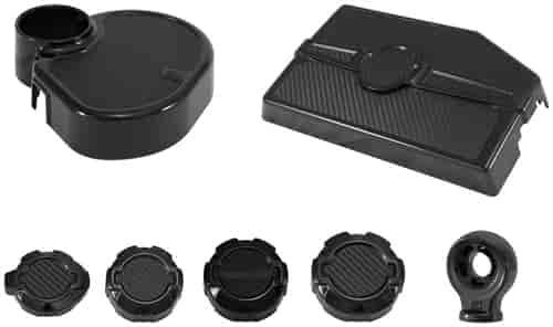 Black Cap Cover Kit Ford Mustang