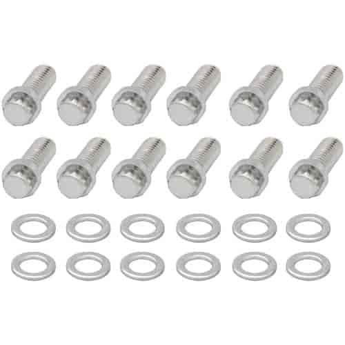 12-Point Intake Manifold Bolts Chrome Plated
