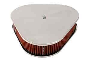 Triangle Air Cleaner Chrome Plated Steel