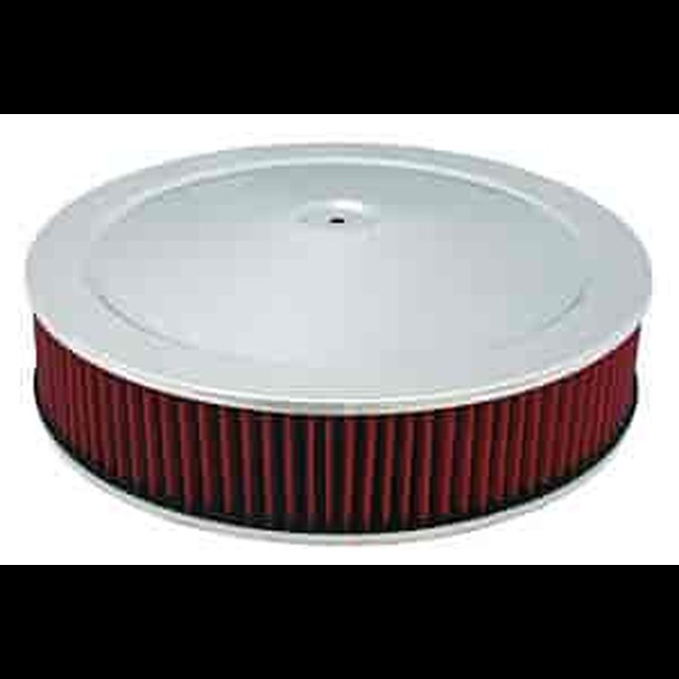 Round Air Cleaner Chrome Plated Steel