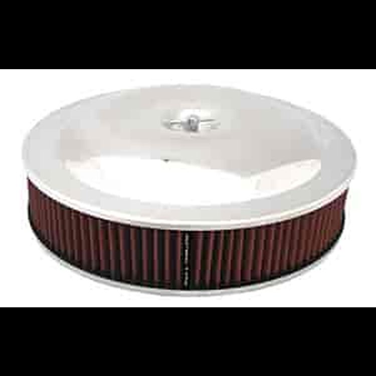14 X 3 AIR CLEANER POLISHED ALUM