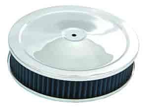 9 X 2 AIR CLEANER CHROME-BLUE hpR FILTER