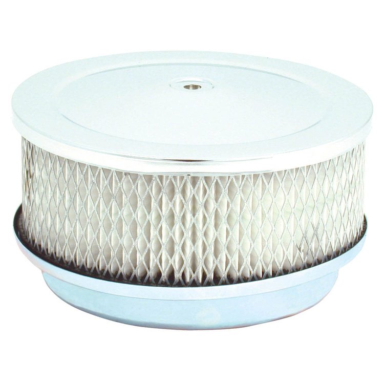 Round Air Cleaner Chrome